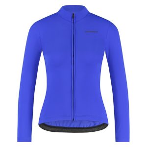 Велоджерсі жіноче Shimano Apice long sleeves утеплене, блакитне, розм. XXS