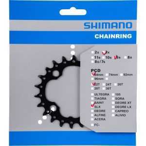 Зірка шатунів Shimano FC-M660 SLX, 22зуб, 9-швидк.