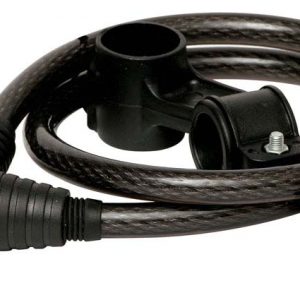 Замок Longus 12Х900мм +кріплення, чорний