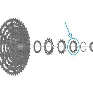 Зірка касети Shimano CS-LG600, 11зуб.