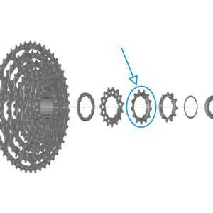 Зірка касети Shimano CS-LG600, 13зуб.