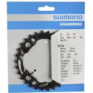 Зірка шатунів Shimano FC-M4000 ALIVIO, 30зуб. 9-швидк