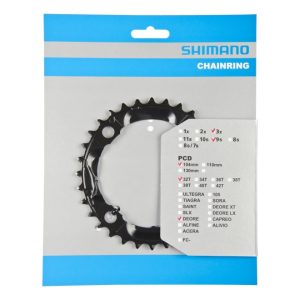 Зірка шатунів Shimano FC-M590 DEORE/M430/M391 32зуб. чорн