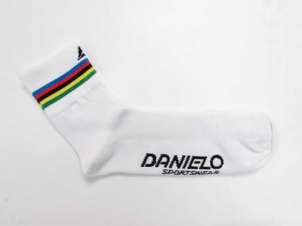 Danielo Professional Cycling Socks white/uci size 45-46 (XL)