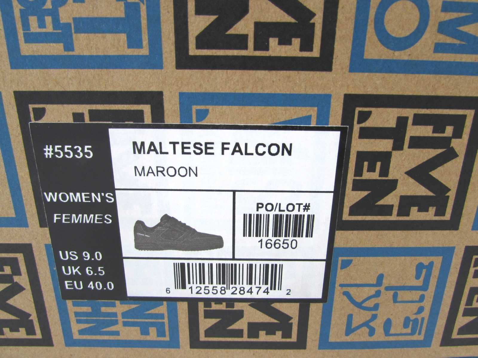 Велотуфли Five Ten Maltese Falcon Maroon Women’s. Размер 40
