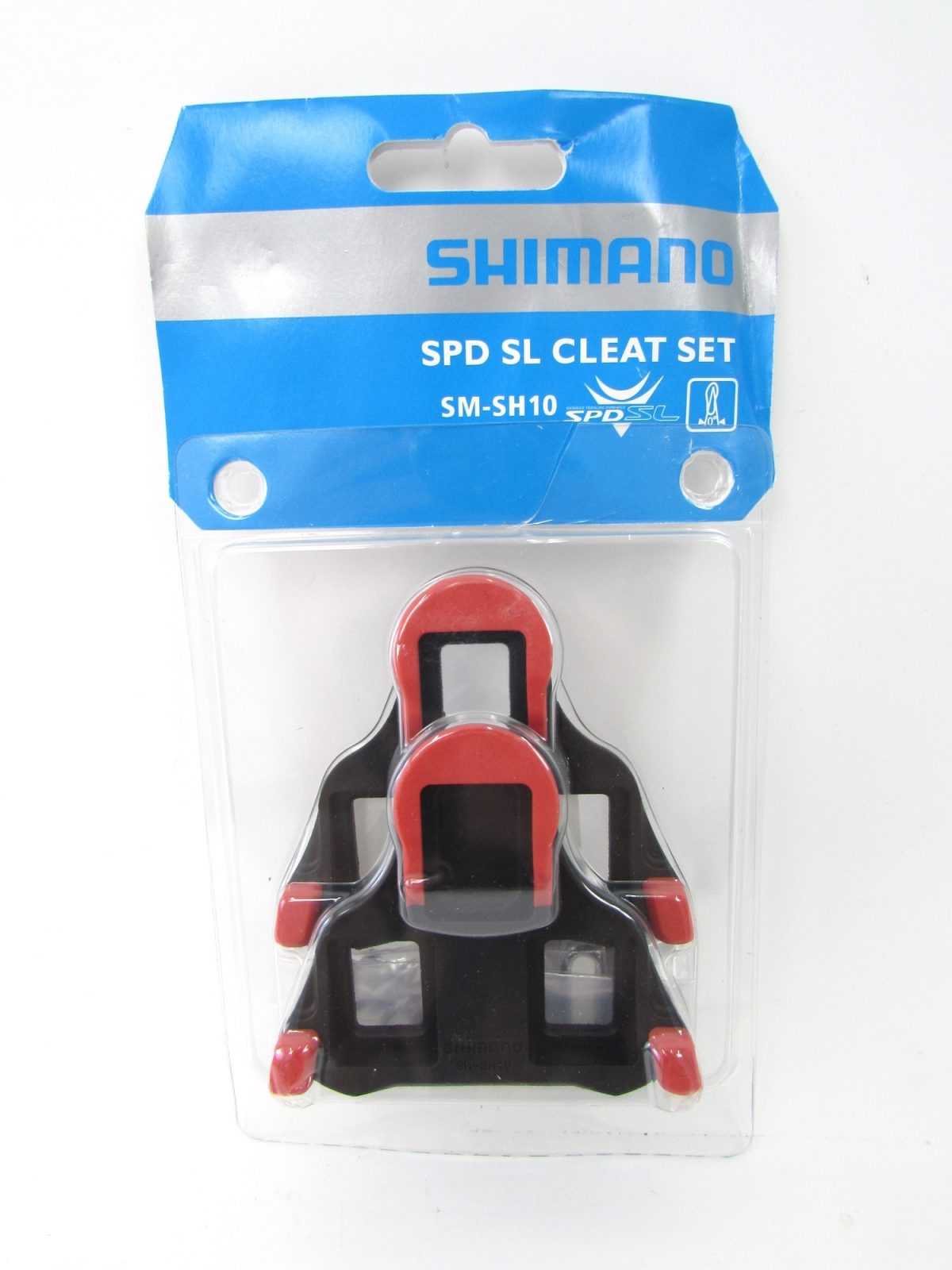 Шипы Shimano SM-SH10 SPD-SL Red Китай