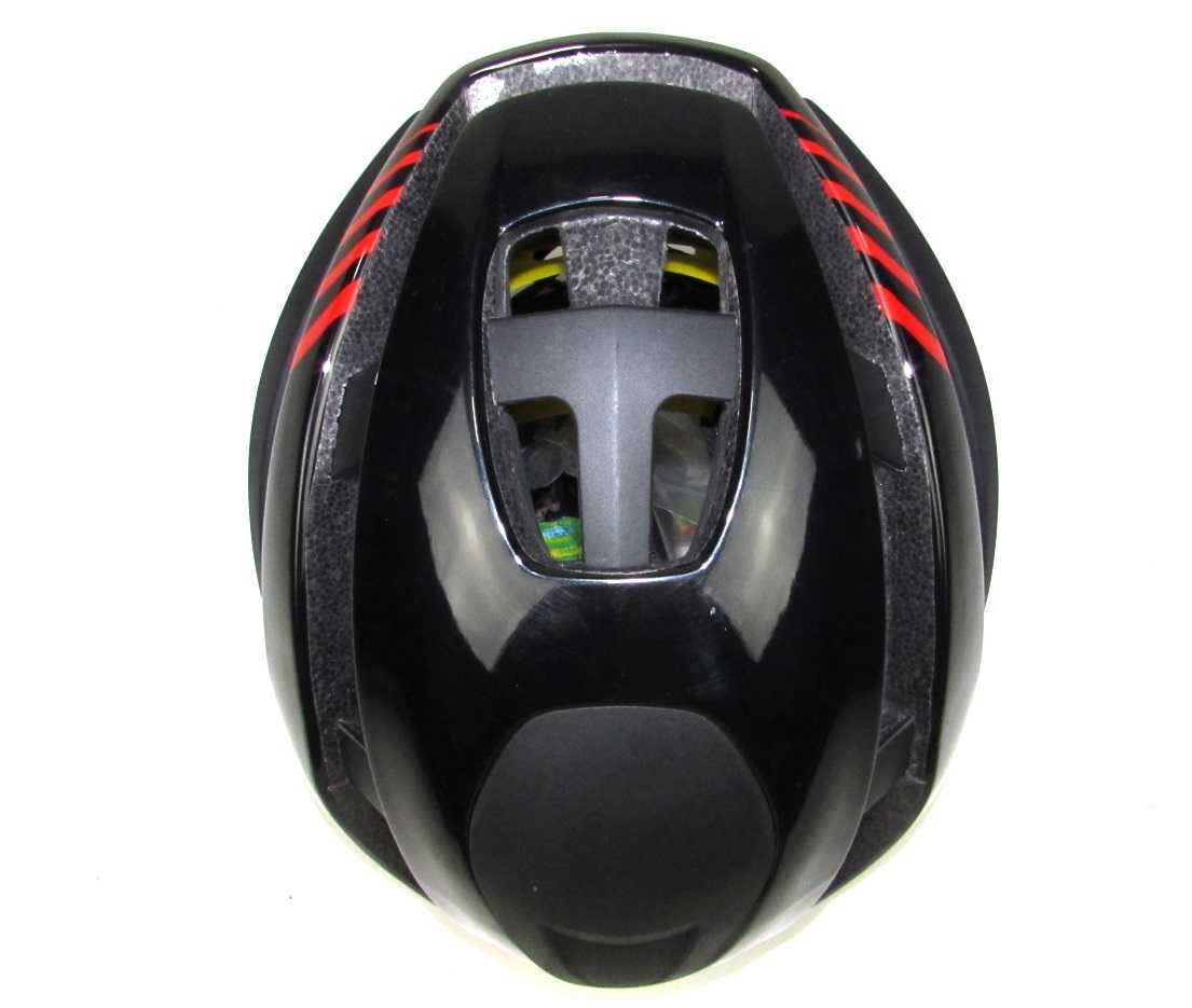 Шлем Zero RH+ Z ALPHA MIPS Black/ Red Strips size S-M(54-58) / L-XL(58-62)
