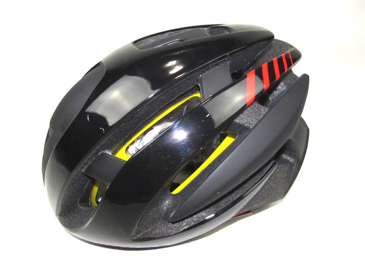 Шлем Zero RH+ Z ALPHA MIPS Black/ Red Strips size S-M(54-58) / L-XL(58-62)