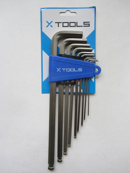 X-Tools Allen Key x 9 Ball End Set
