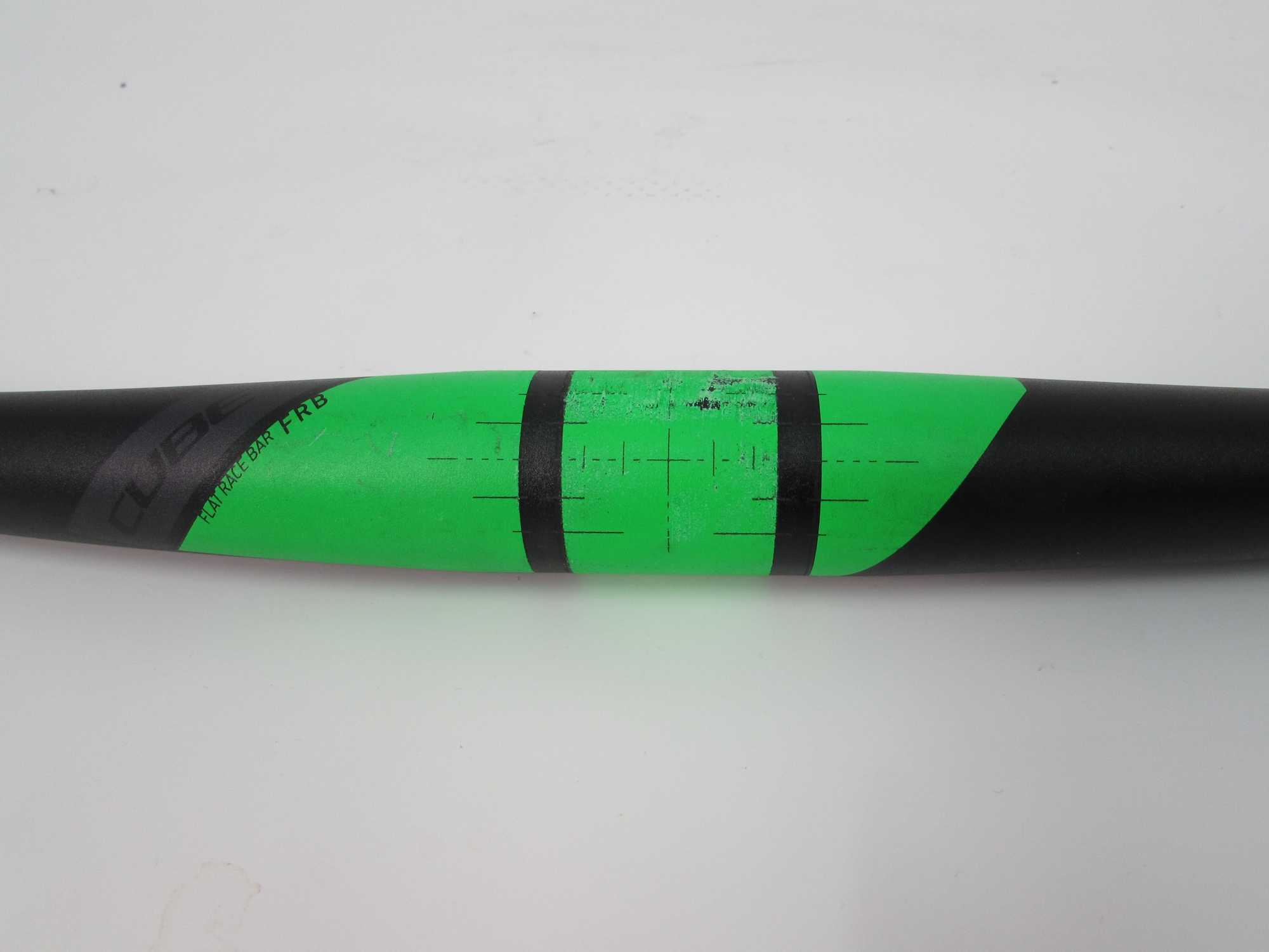 Руль б/у Cube FRB Handlebar green 660mm, 31.8mm