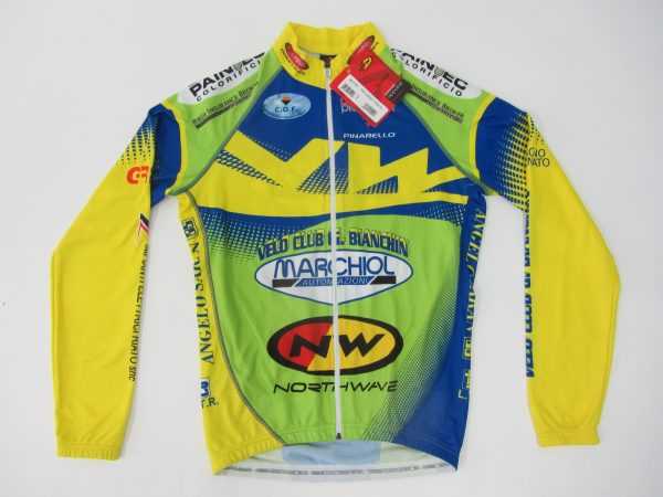 Northwave Pro Jersey Long Sleeve yellow/green/blue S