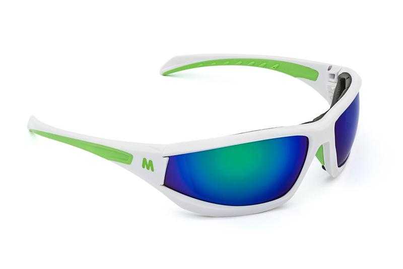 Очки MORR Marrconi Z75 Mirrored Sport Sunglasses white-green